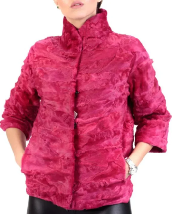 Persian-Lamb-Barbara-Hot-Pink-Jacket