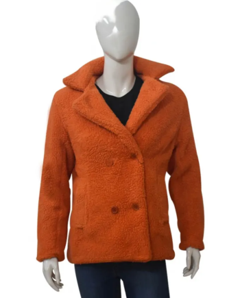 Yellowstone-Beth-Dutton-Orange-Shearling-Fur-Coat