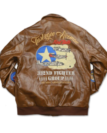 tuskegee-airmen-brown-leather-jacket