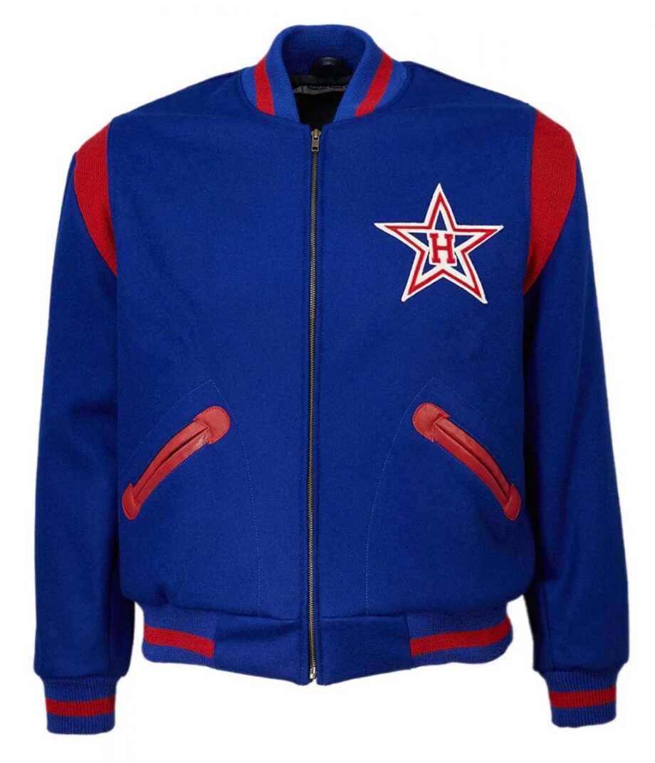 Varsity 1955 Hollywood Stars Blue Wool Jacket for Men and Women