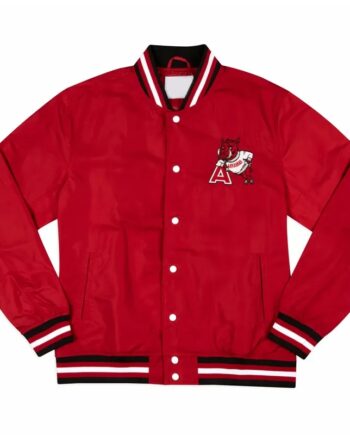 Arkansas Razorbacks Arched Cardinal Bomber Jacket