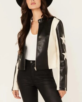 Beyond The Gates Rhonnirose Mantilla Leather Jacket