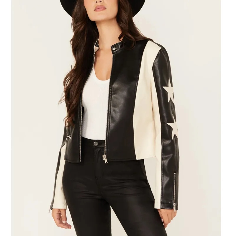 Beyond The Gates Rhonnirose Mantilla Leather Jacket