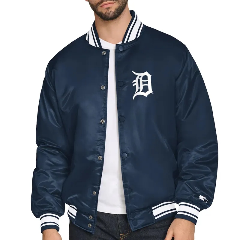 Detroit Tigers Home Plate Printed Graphic Jacket