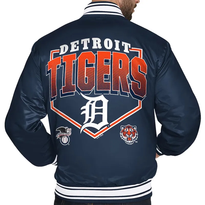 Detroit Tigers Home Plate Printed Graphic Jacket