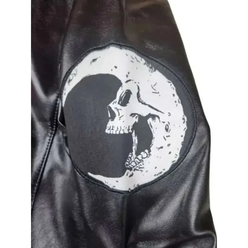 Girl Gang Studded Leather Jacket