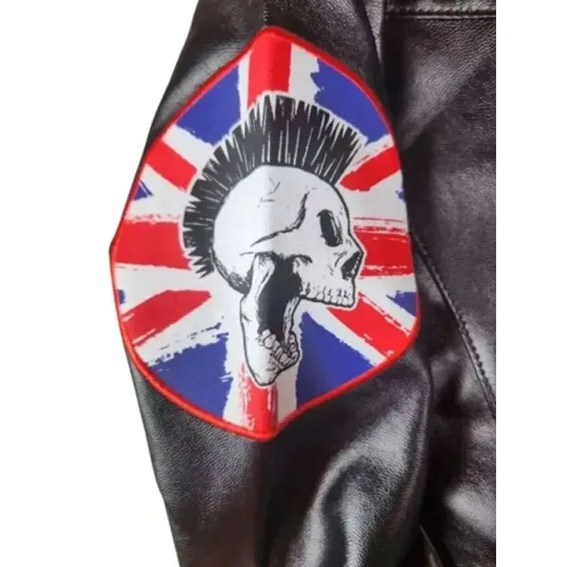 Girl Gang Studded Leather Jacket