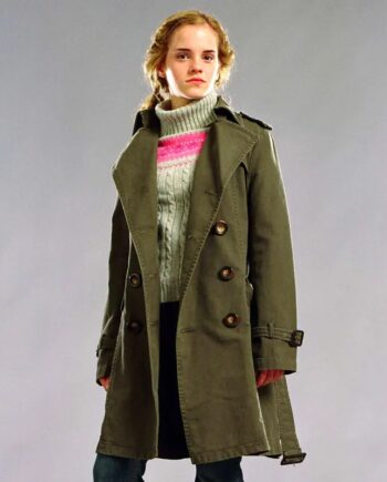 Harry Potter Emma Watson Green Trench Coat