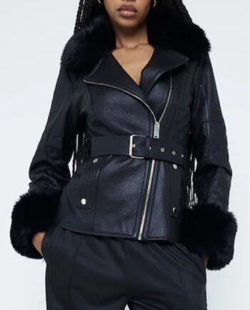 The Rainmaker Lana Parrilla Quilted Leather Jacket