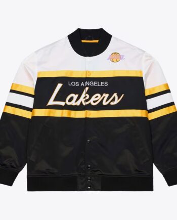 Special Script LA Lakers Black and White Jacket