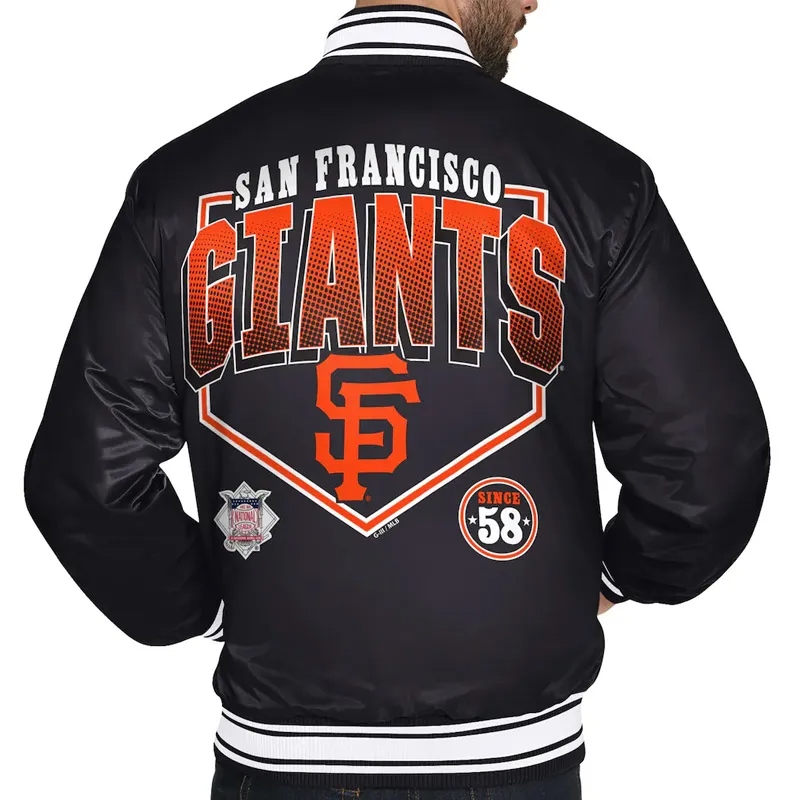 San Francisco Giants Home Plate Printed Graphic Jacket