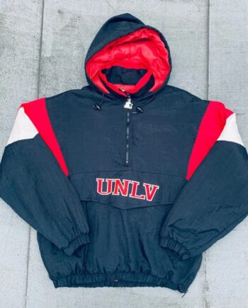 UNLV Runnin Rebels 90’s Breakaway Navy Pullover Jacket