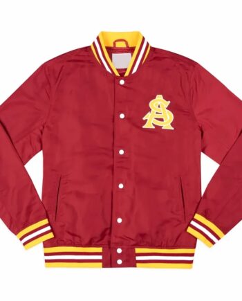Arizona State Sun Devils Arched Red Bomber Jacket