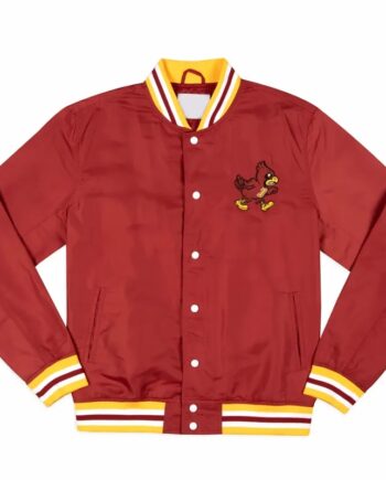 Iowa State Cyclones Arched Cardinal Bomber Jacket