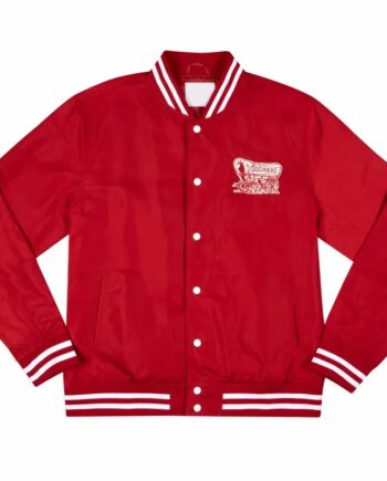 Oklahoma Sooners Arched Crimson Bomber Jacket