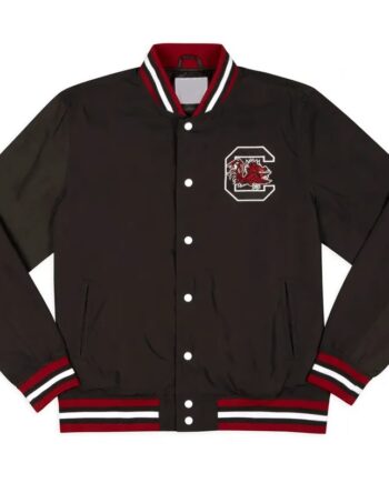 South Carolina Gamecocks Arched Black Bomber Jacket