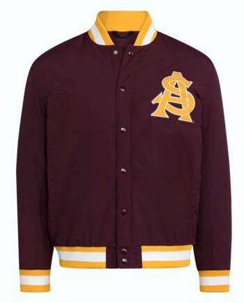 Arizona State Sun Devils Maroon Coaches Dugout Jacket