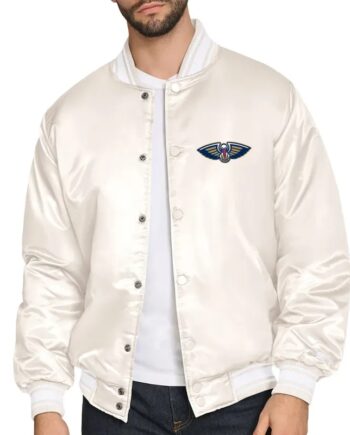 New Orleans Pelicans Double Team Cream Jacket
