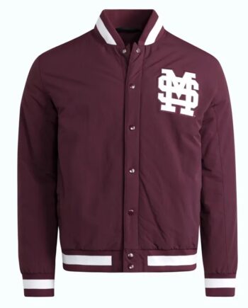 Mississippi State Bulldogs Maroon Coaches Dugout Jacket
