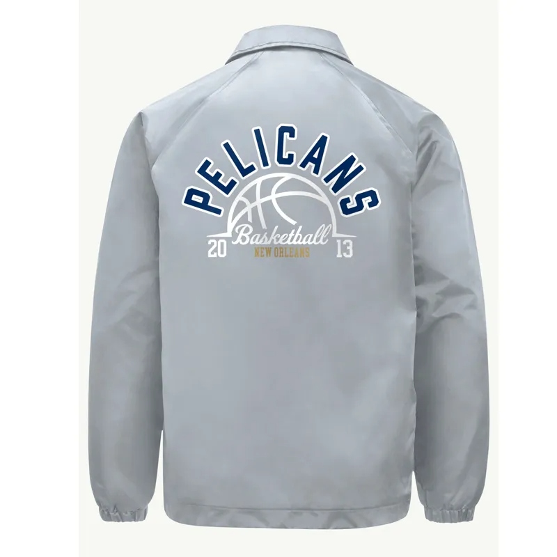 New Orlean Pelicans Coaches Half Ball Jacket