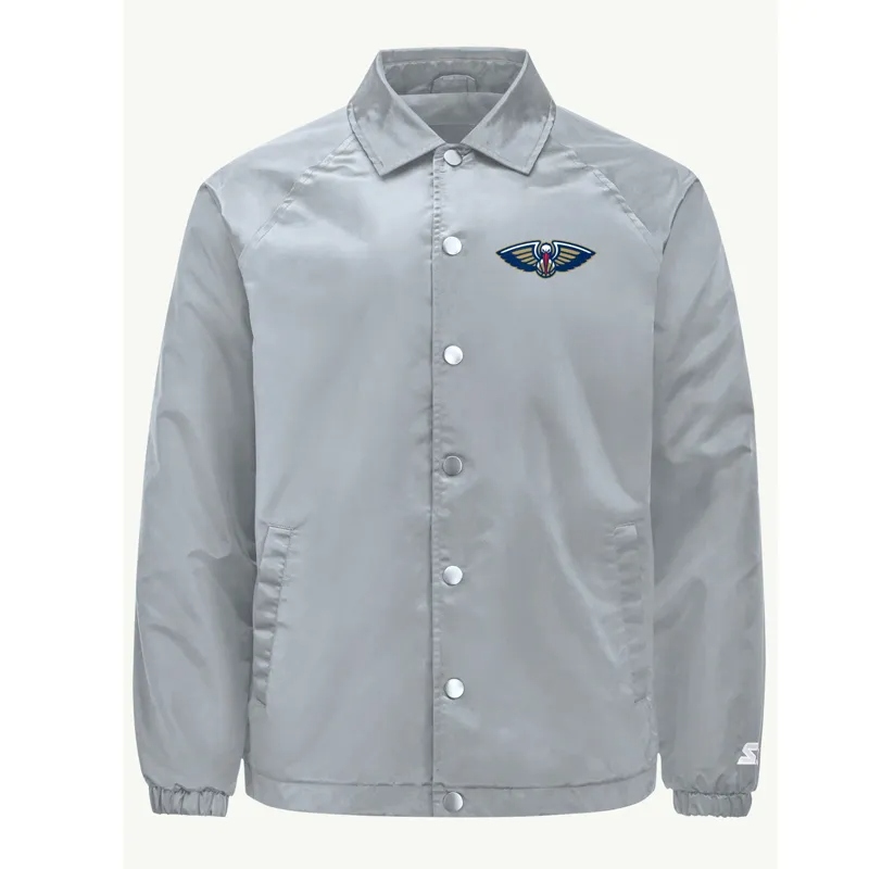 New Orlean Pelicans Coaches Half Ball Jacket